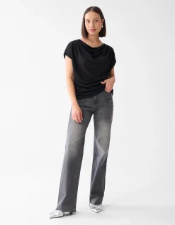 Glitter Top Zwart
