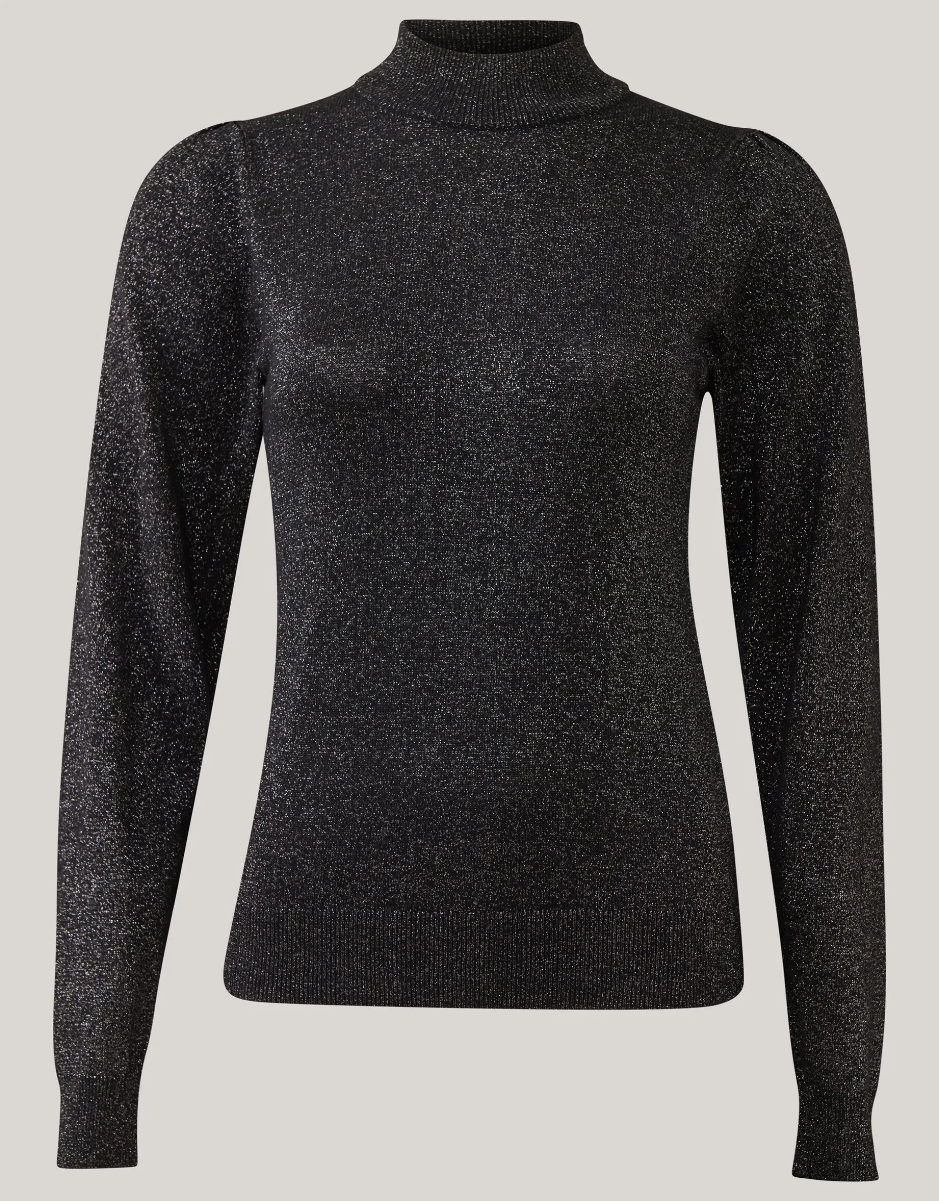 Glitter Trui Zwart