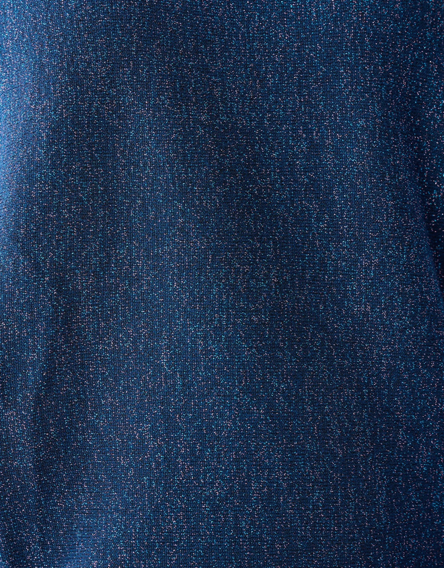 Glitter Vleermuismouwen Trui Blauw