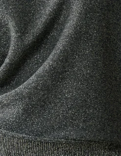 Glitter Vleermuismouwen Trui Goud