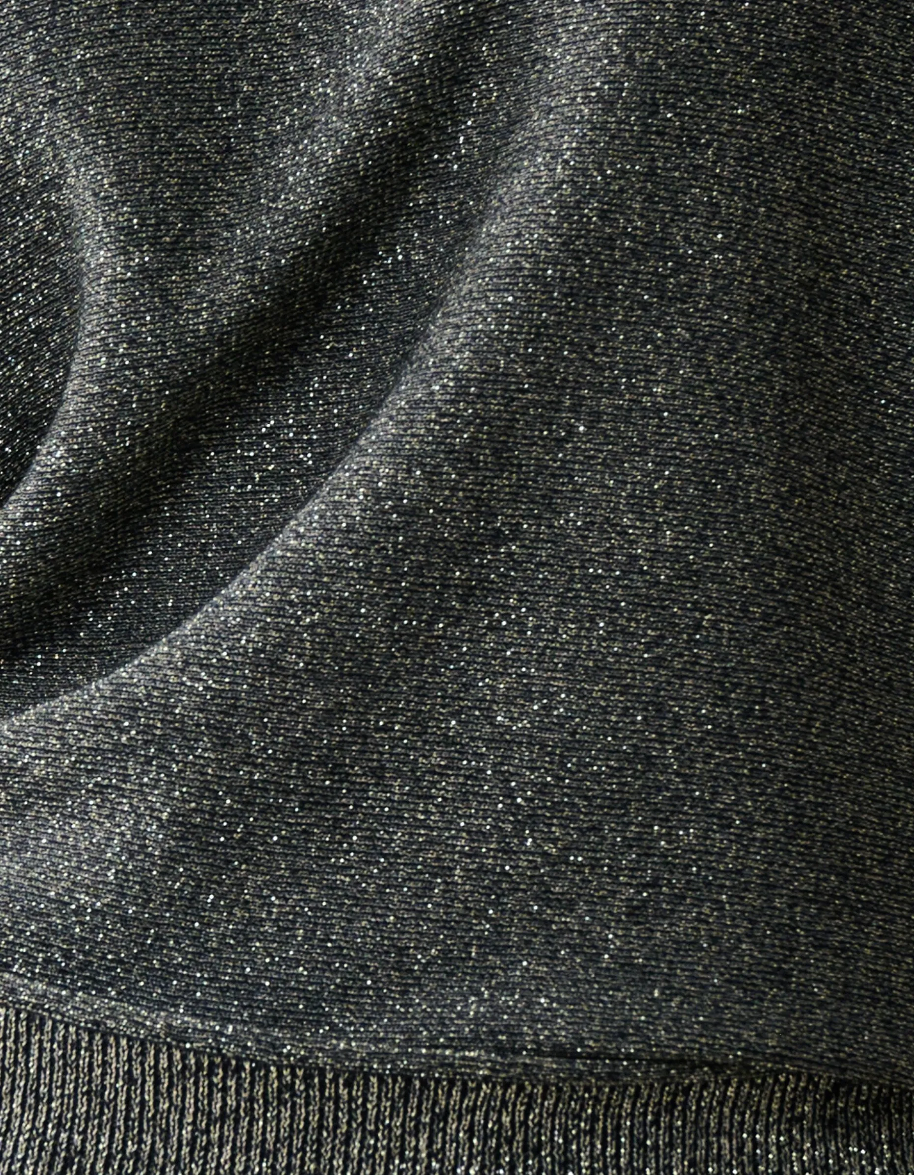 Glitter Vleermuismouwen Trui Goud