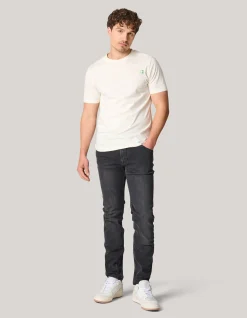 Gradient T-shirt Gebroken Wit