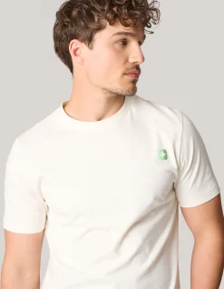 Gradient T-shirt Gebroken Wit