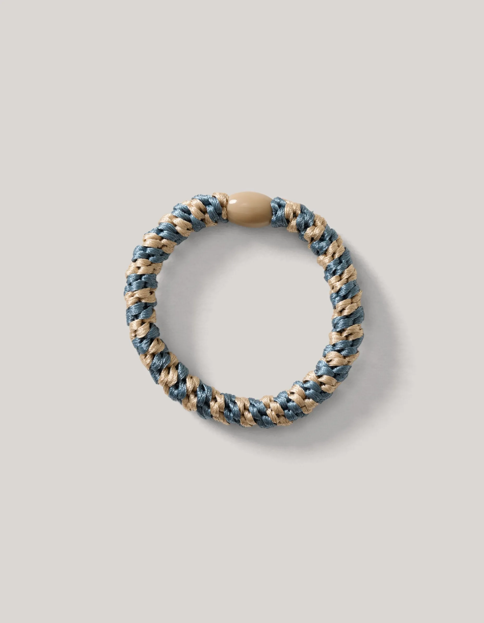 Haarelastiek Beige/Blauw