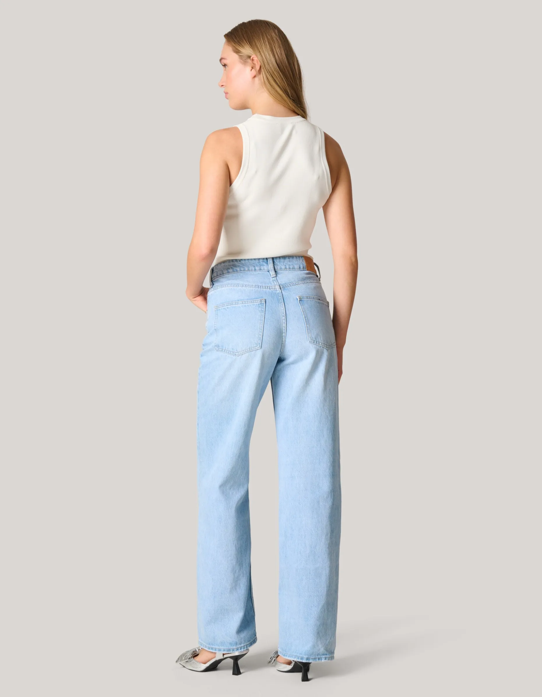 Halter Top Gebroken Wit