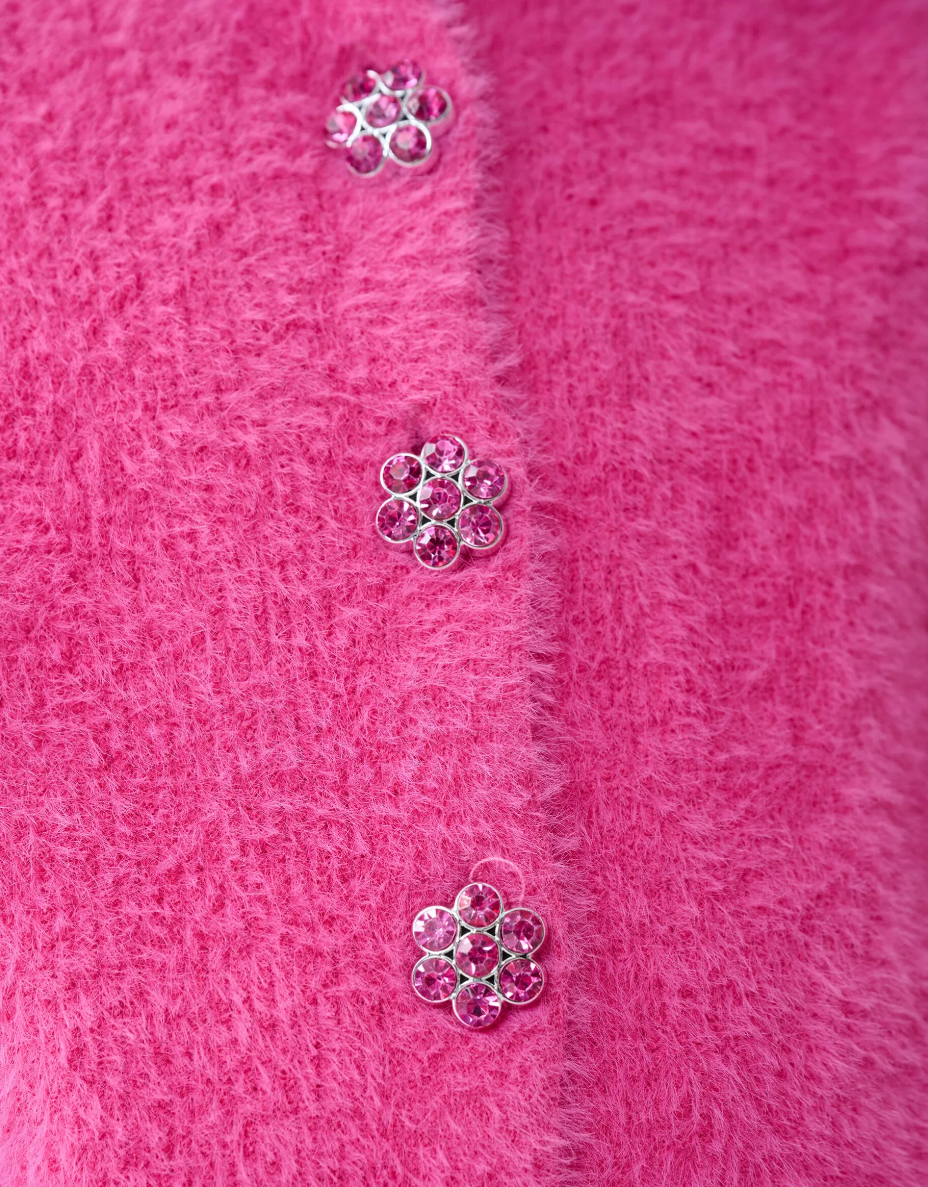 Harig Vest Roze By Lizzy