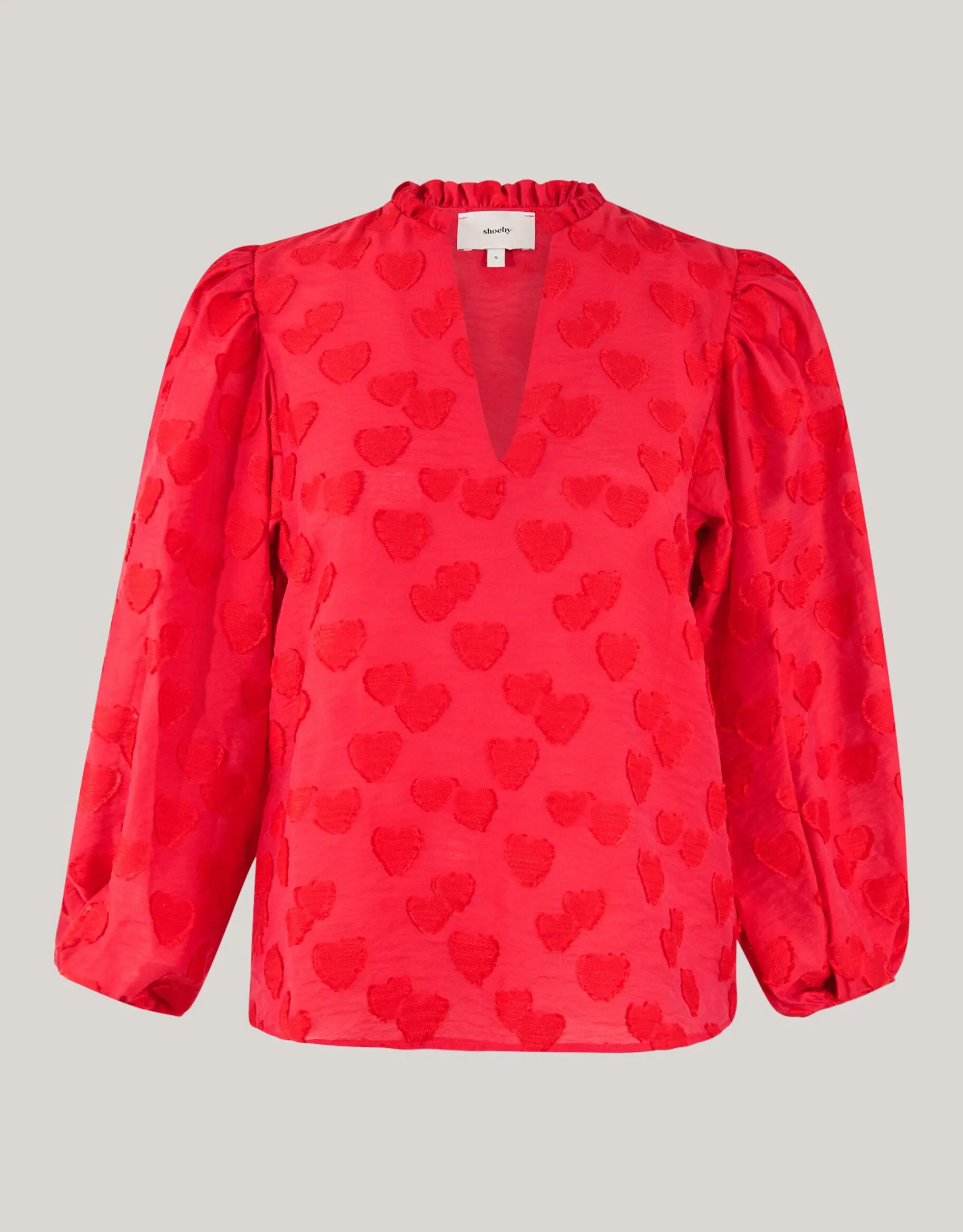 Heart Blouse Rood