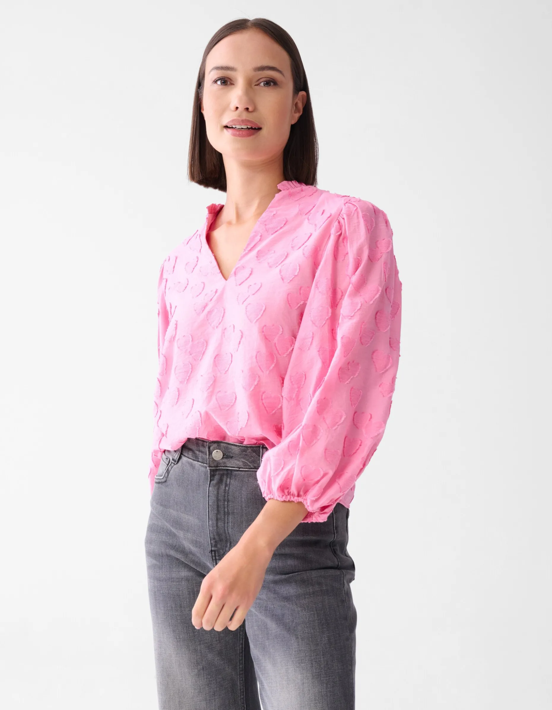 Heart Blouse Roze