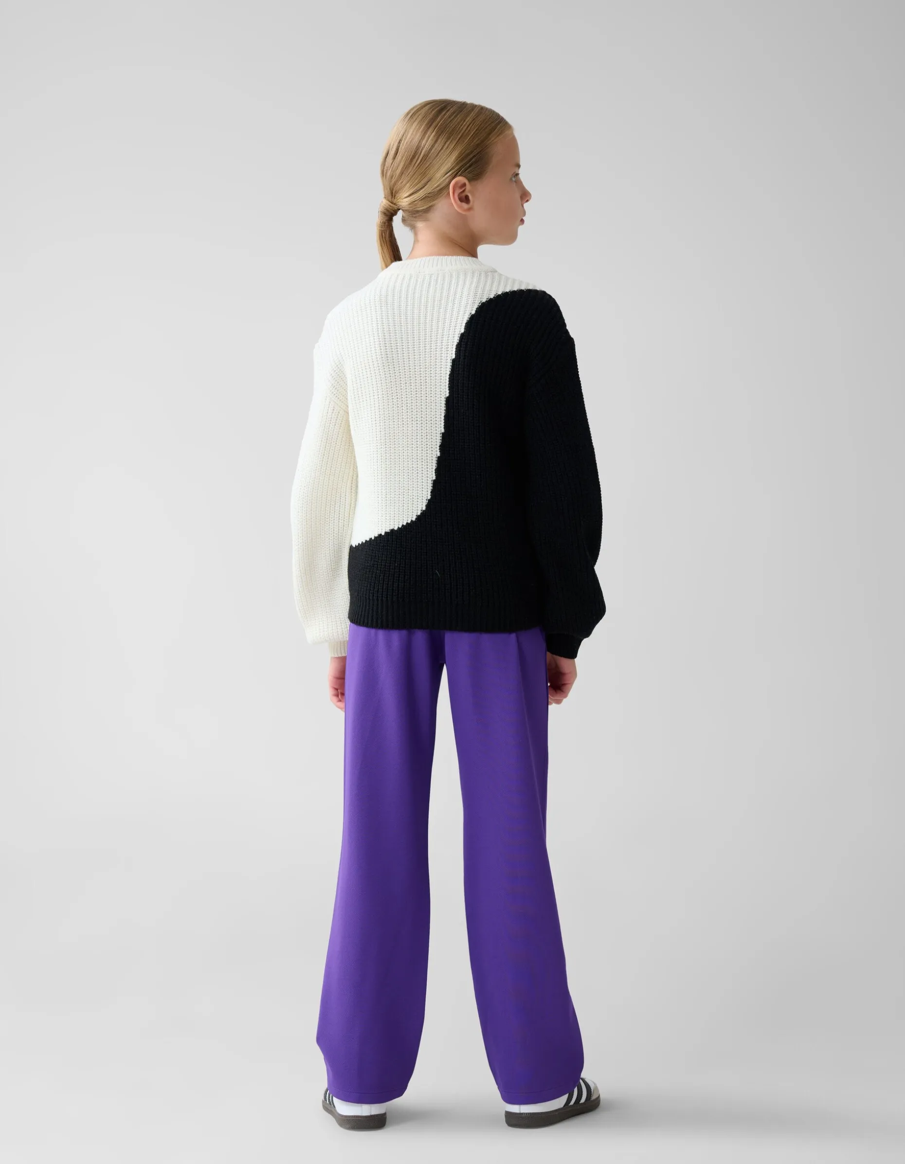 Heart Flowy Trui Zwart