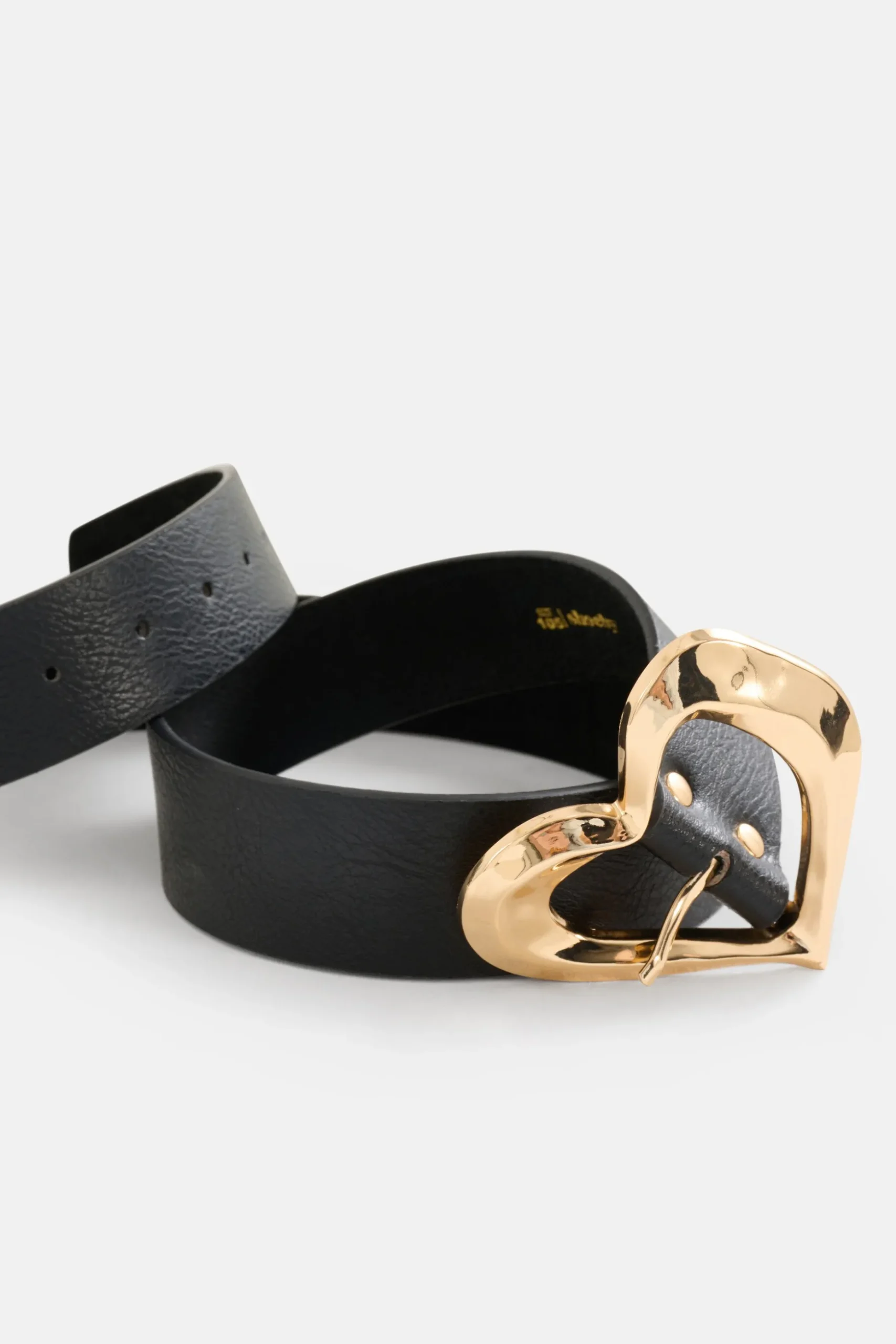 Heart Gesp Riem Zwart