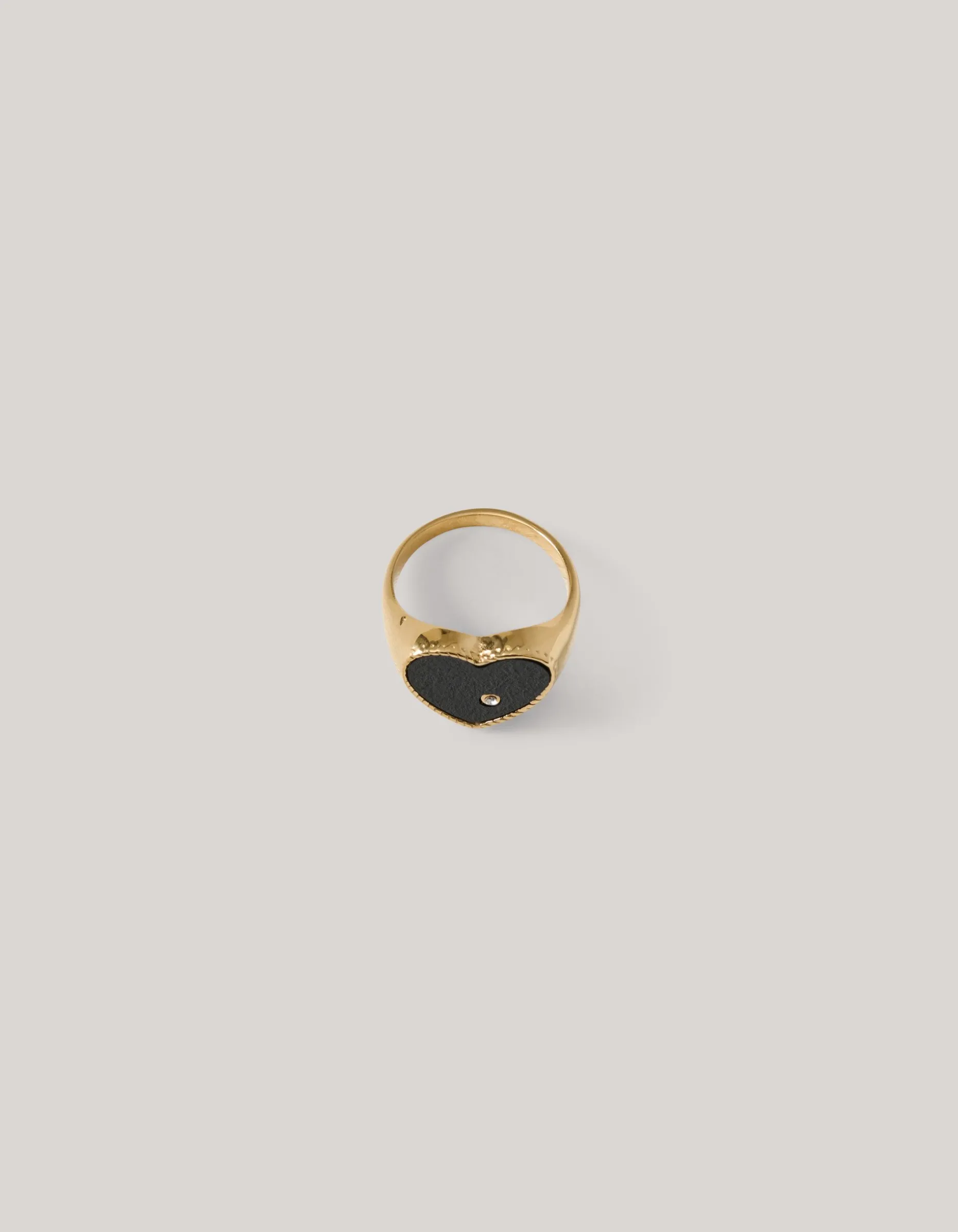 Heart Ring Zwart