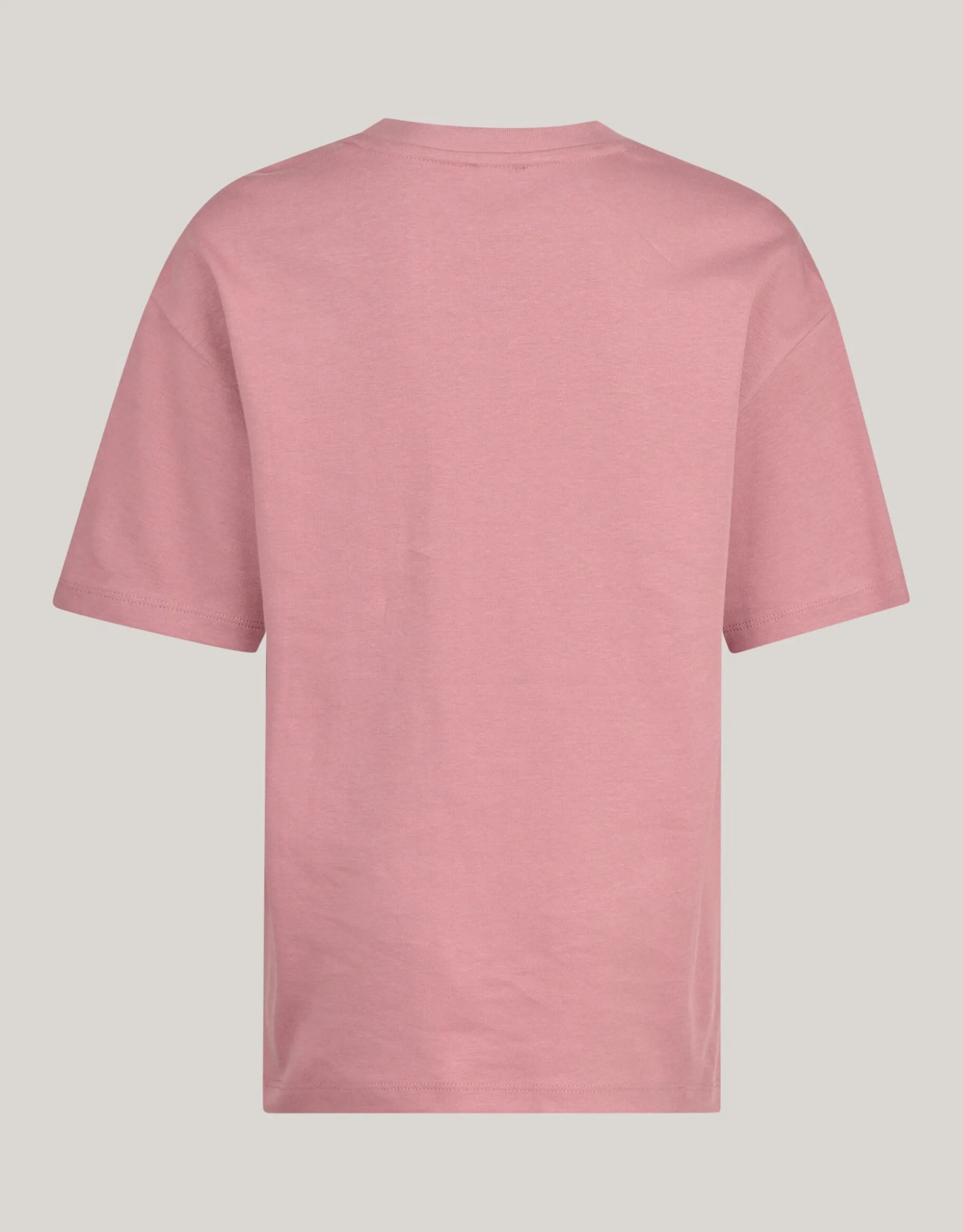 Heavy Basis T-shirt Donkerroze