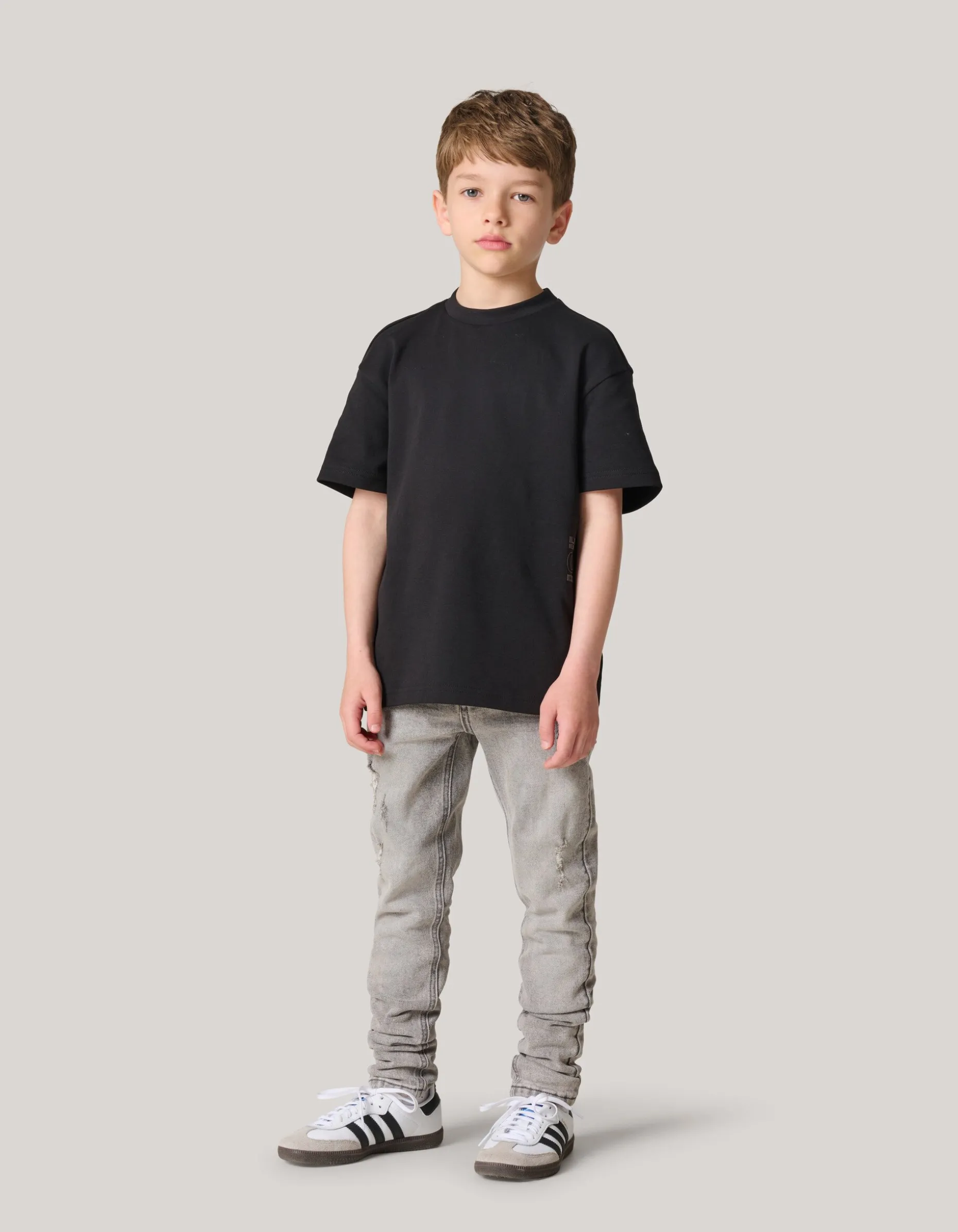 Heavy Basis T-shirt Zwart