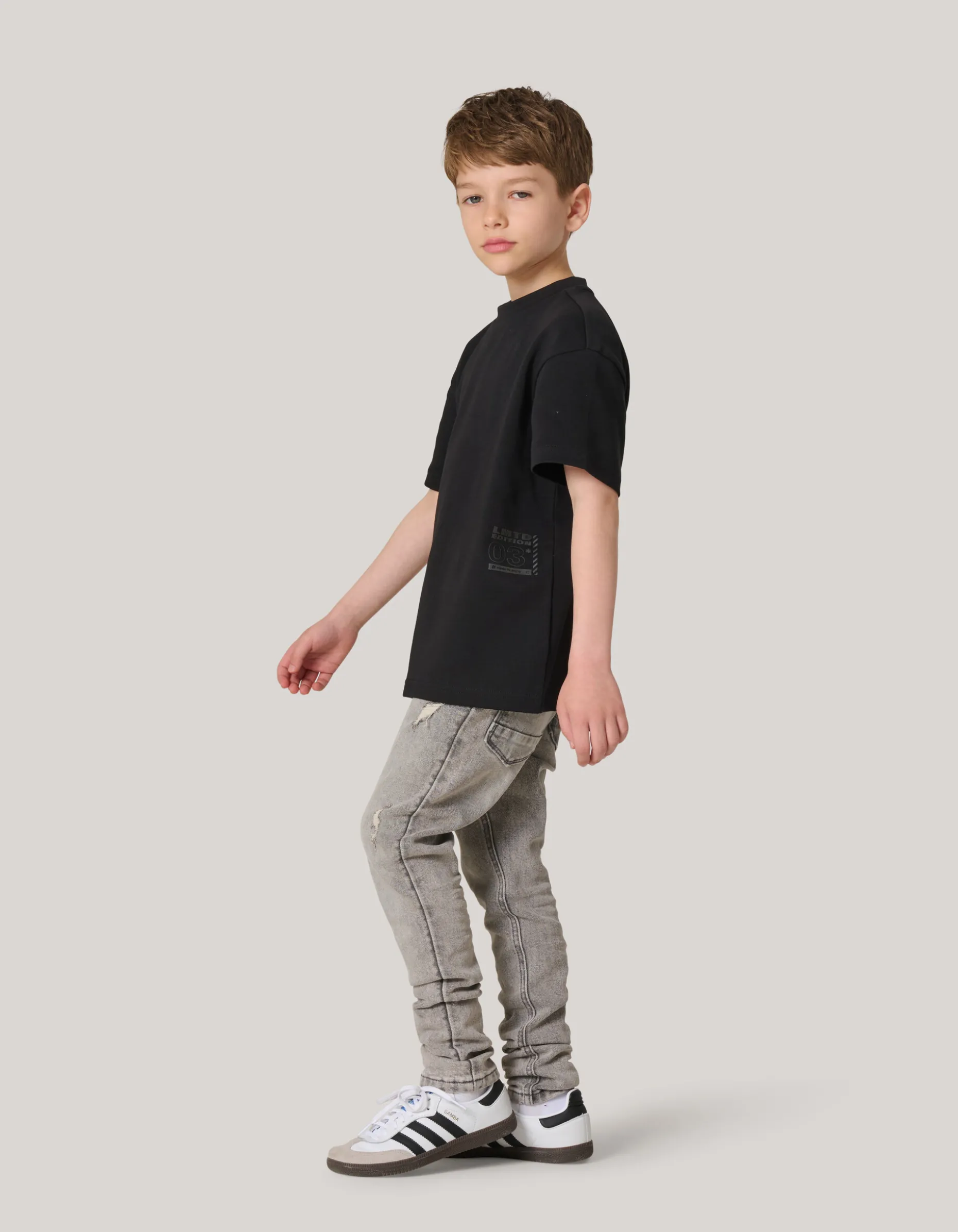 Heavy Basis T-shirt Zwart
