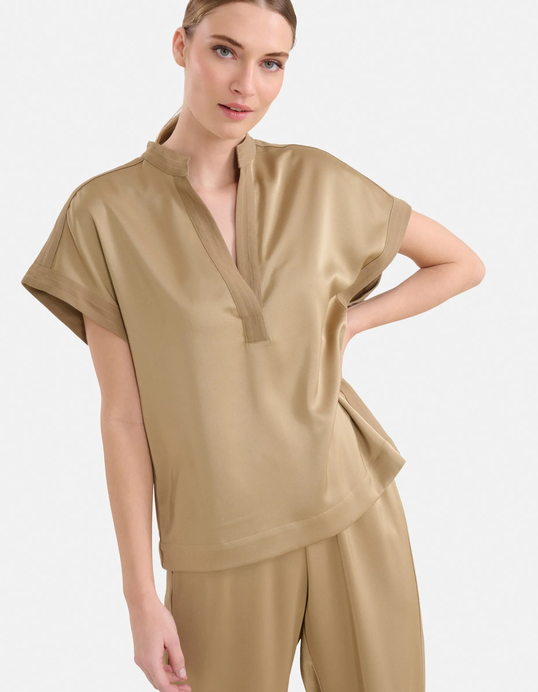 Inside Out Top Groen By Mieke