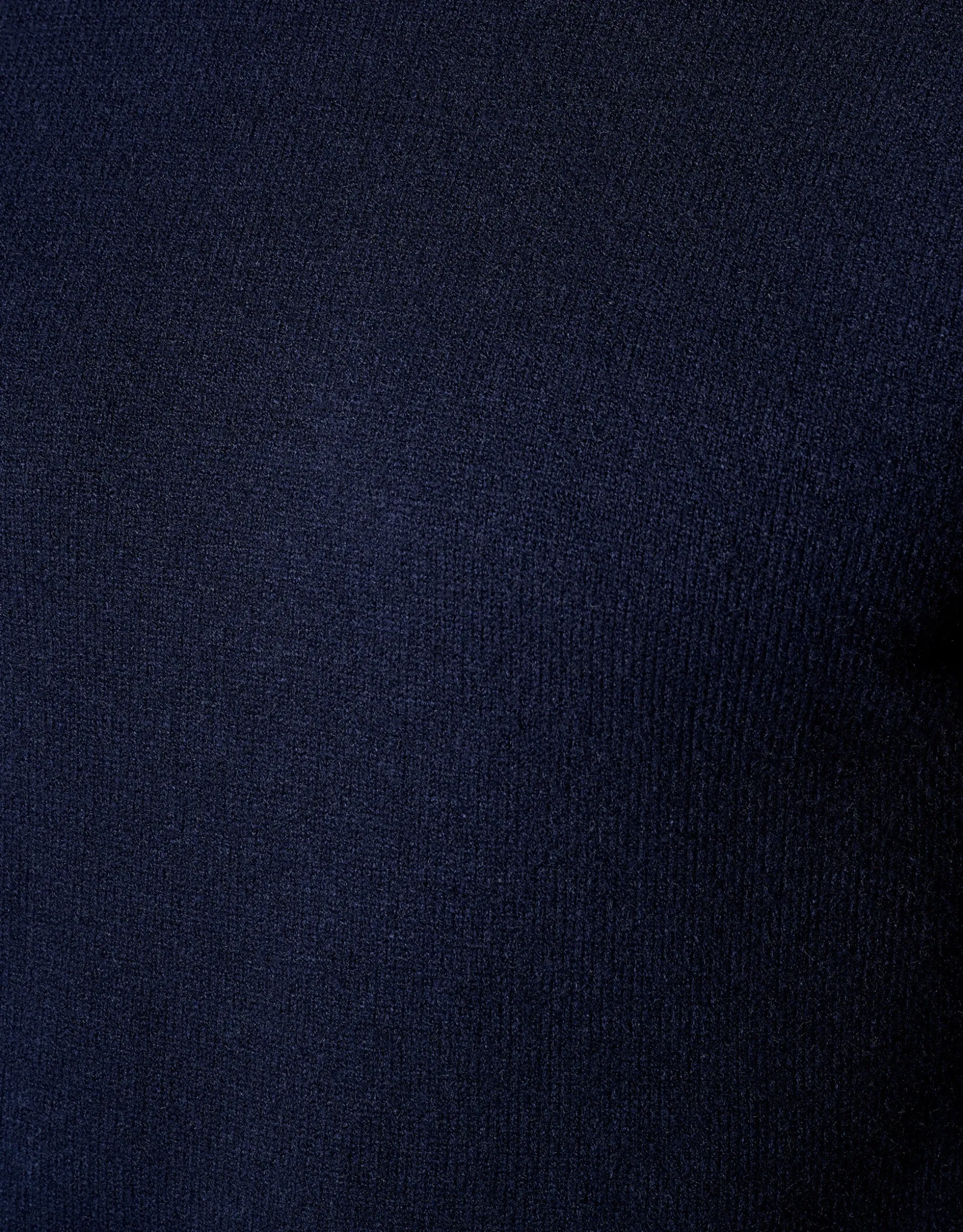 Jacquard Gebreide Trui Donkerblauw