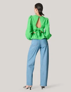 Jacquard Top Groen