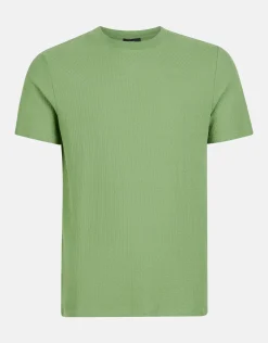 Jacquard T-shirt Groen