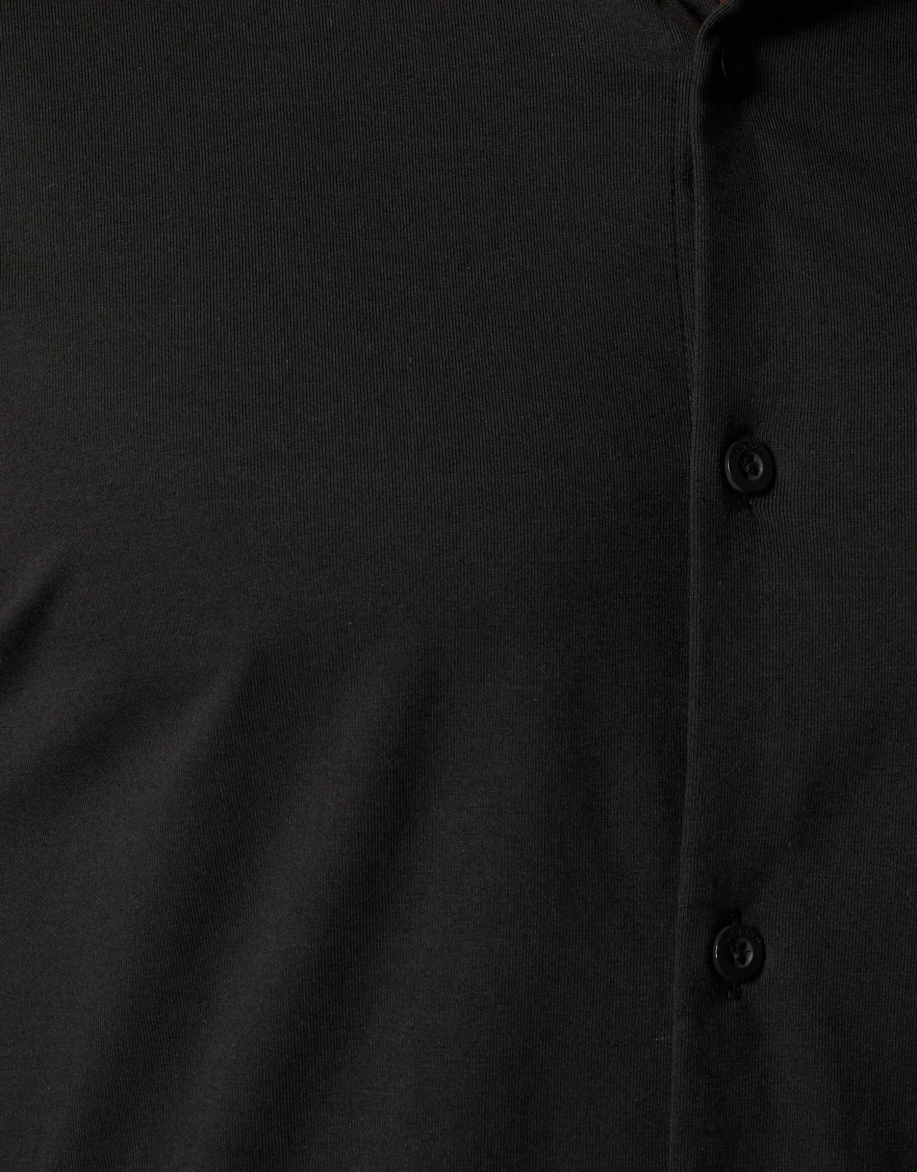 Jersey Overhemd Zwart
