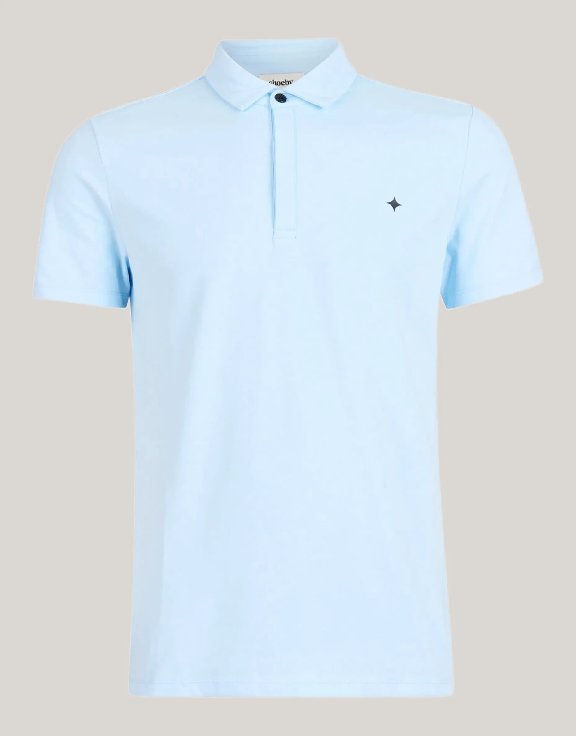 Jersey Polo Lichtblauw