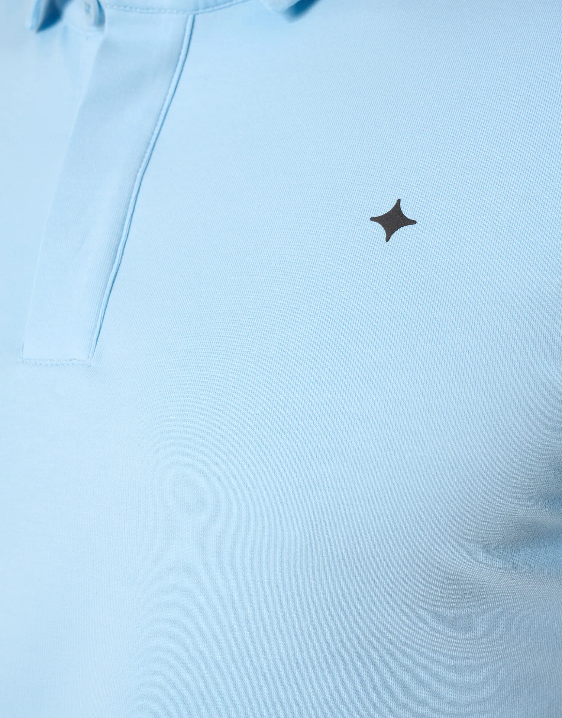 Jersey Polo Lichtblauw