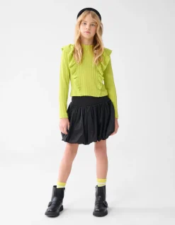 Kabel Ruffle Top Groen