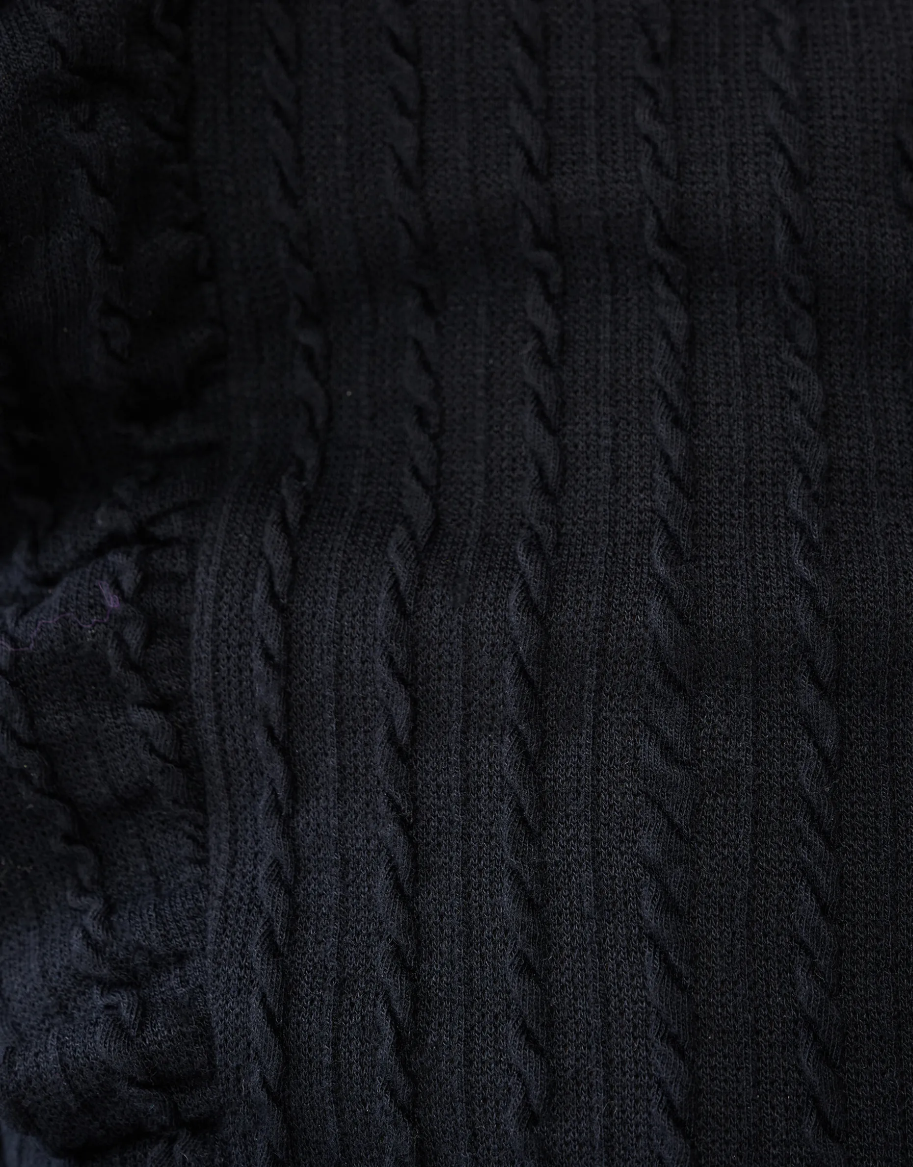 Kabel Ruffle Top Zwart