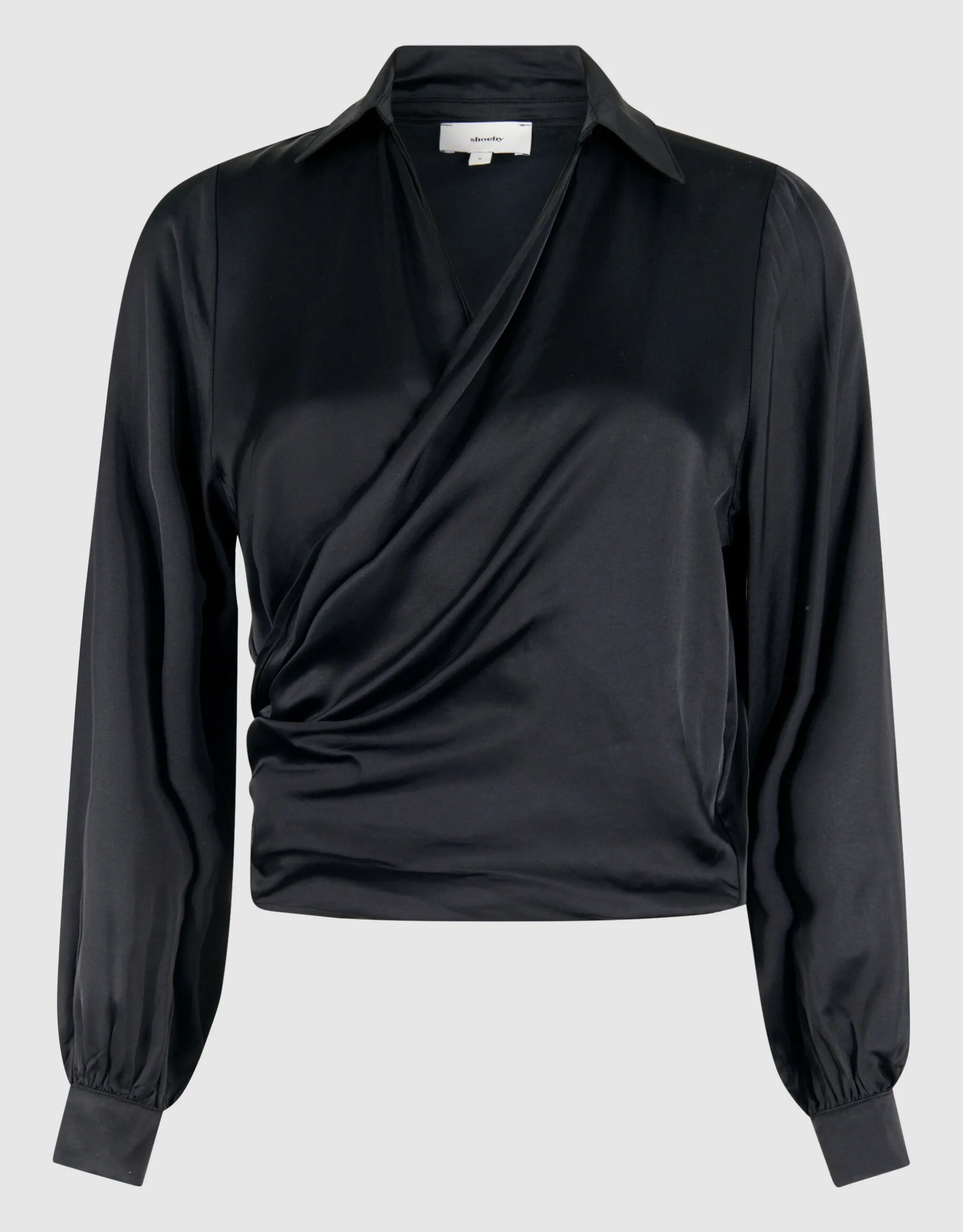 Knot Blouse Zwart