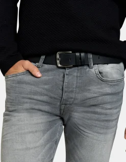 Leren Riem Zwart