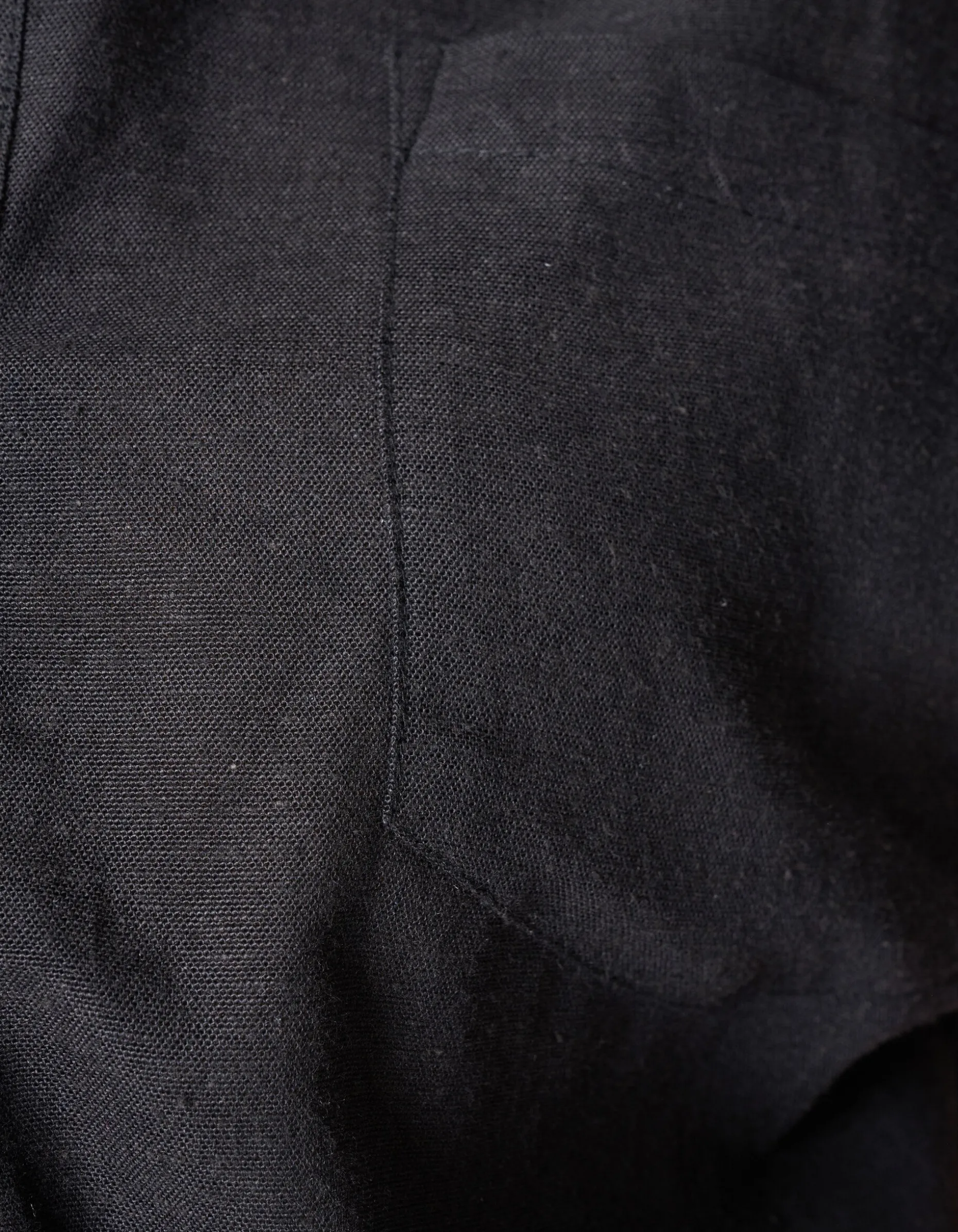 Linnen Blouse Zwart