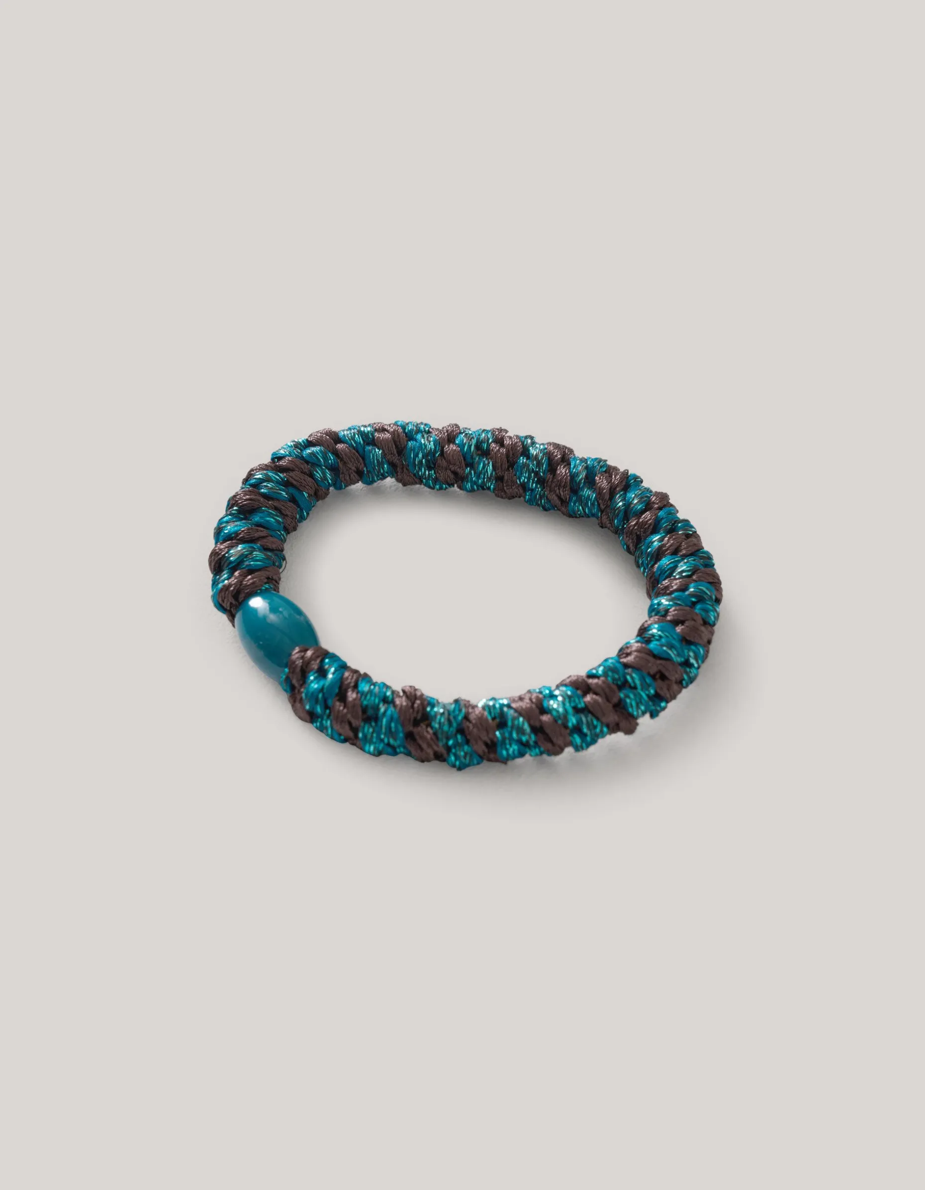 Lurex Haarelastiek Blauw