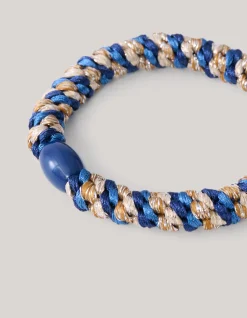 Lurex Haarelastiek Blauw