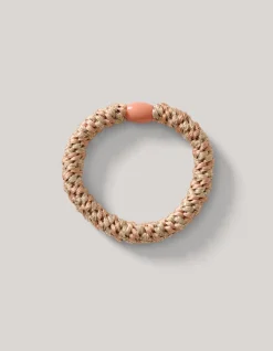 Lurex Haarelastiek Bruin