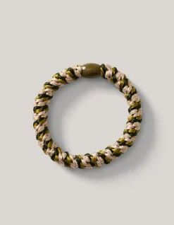 Lurex Haarelastiek Donkergroen