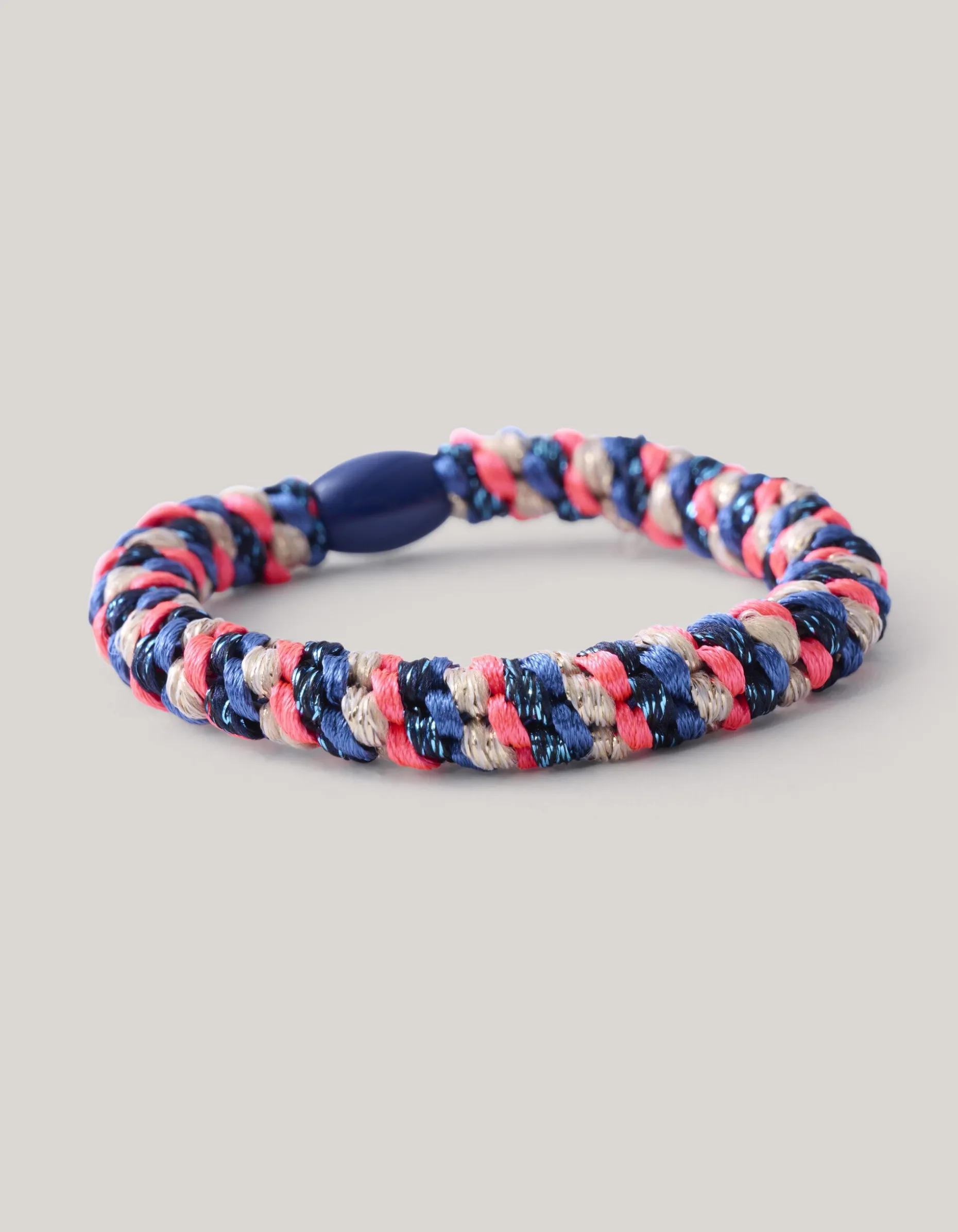 Lurex Haarelastiek Donkerblauw