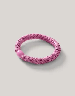 Lurex Haarelastiek Roze