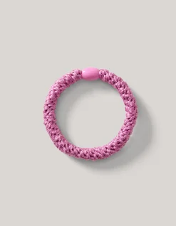 Lurex Haarelastiek Roze