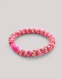 Lurex Haarelastiek Roze