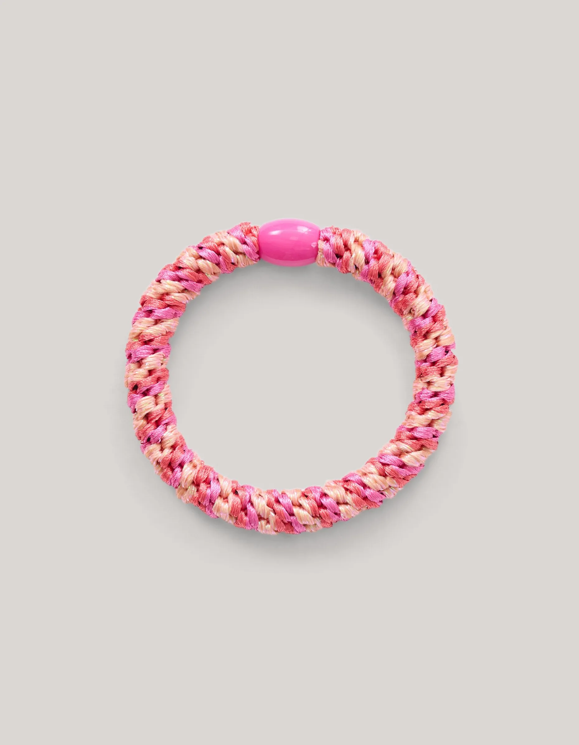 Lurex Haarelastiek Roze