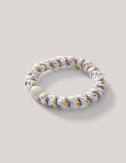 Lurex Haarelastiek Wit