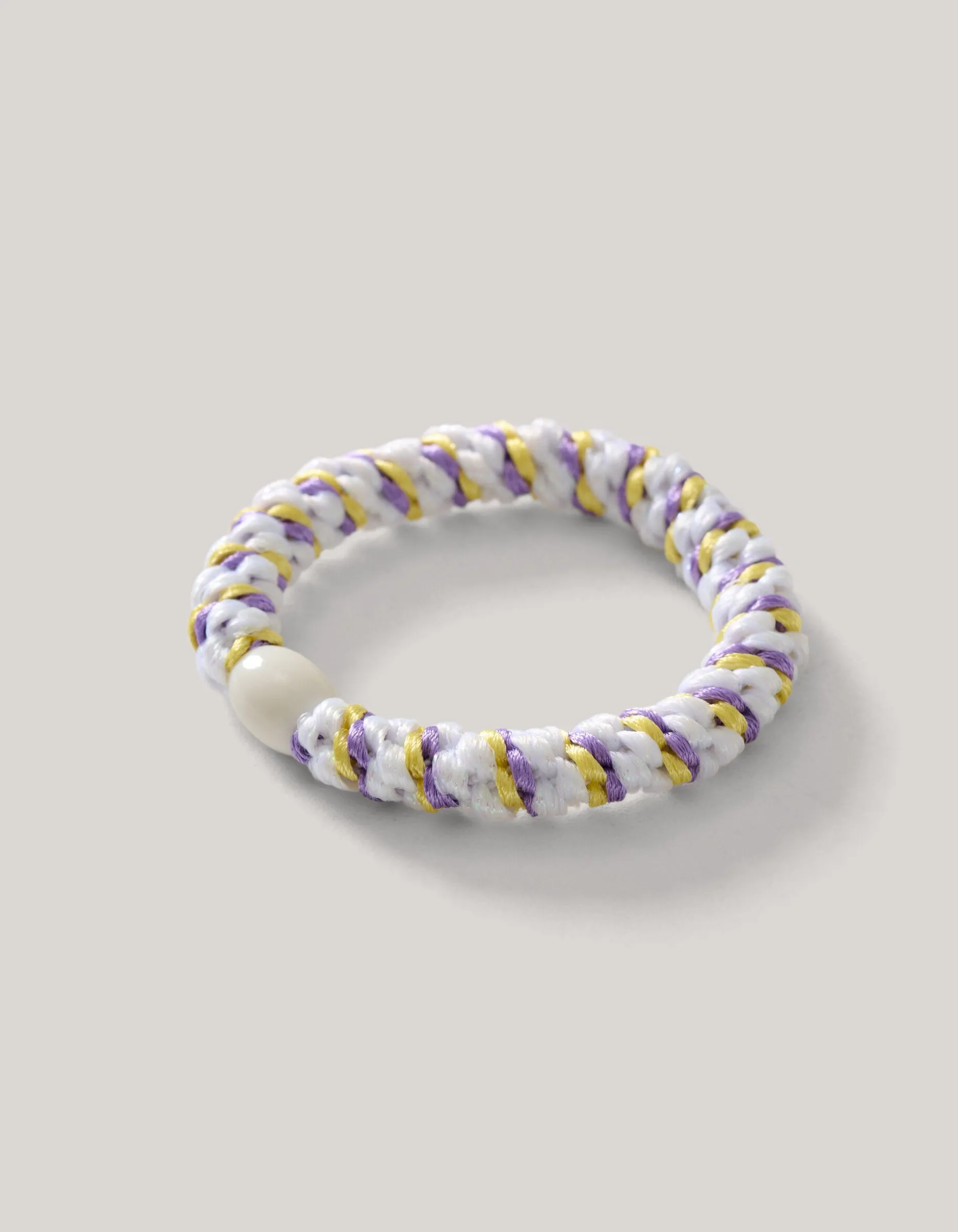 Lurex Haarelastiek Wit