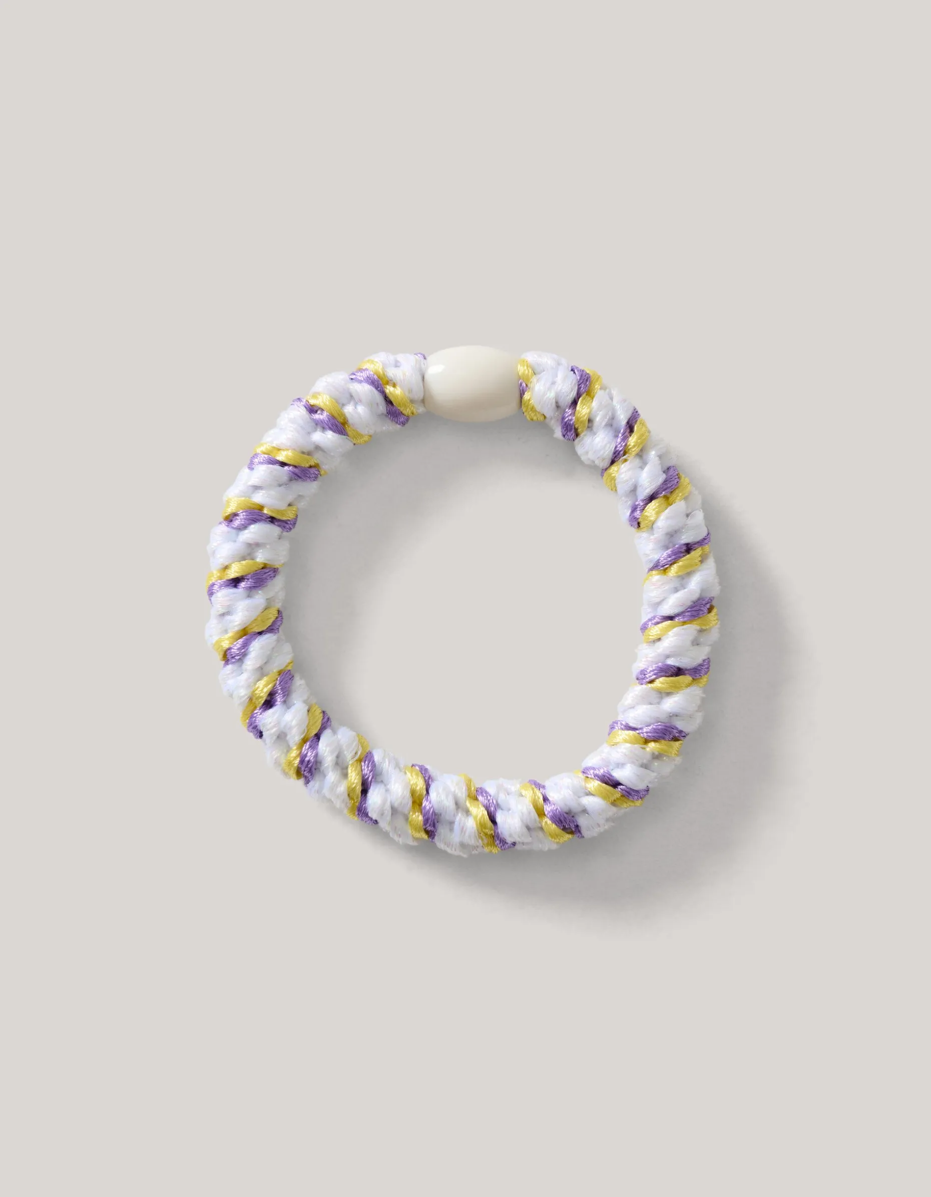 Lurex Haarelastiek Wit