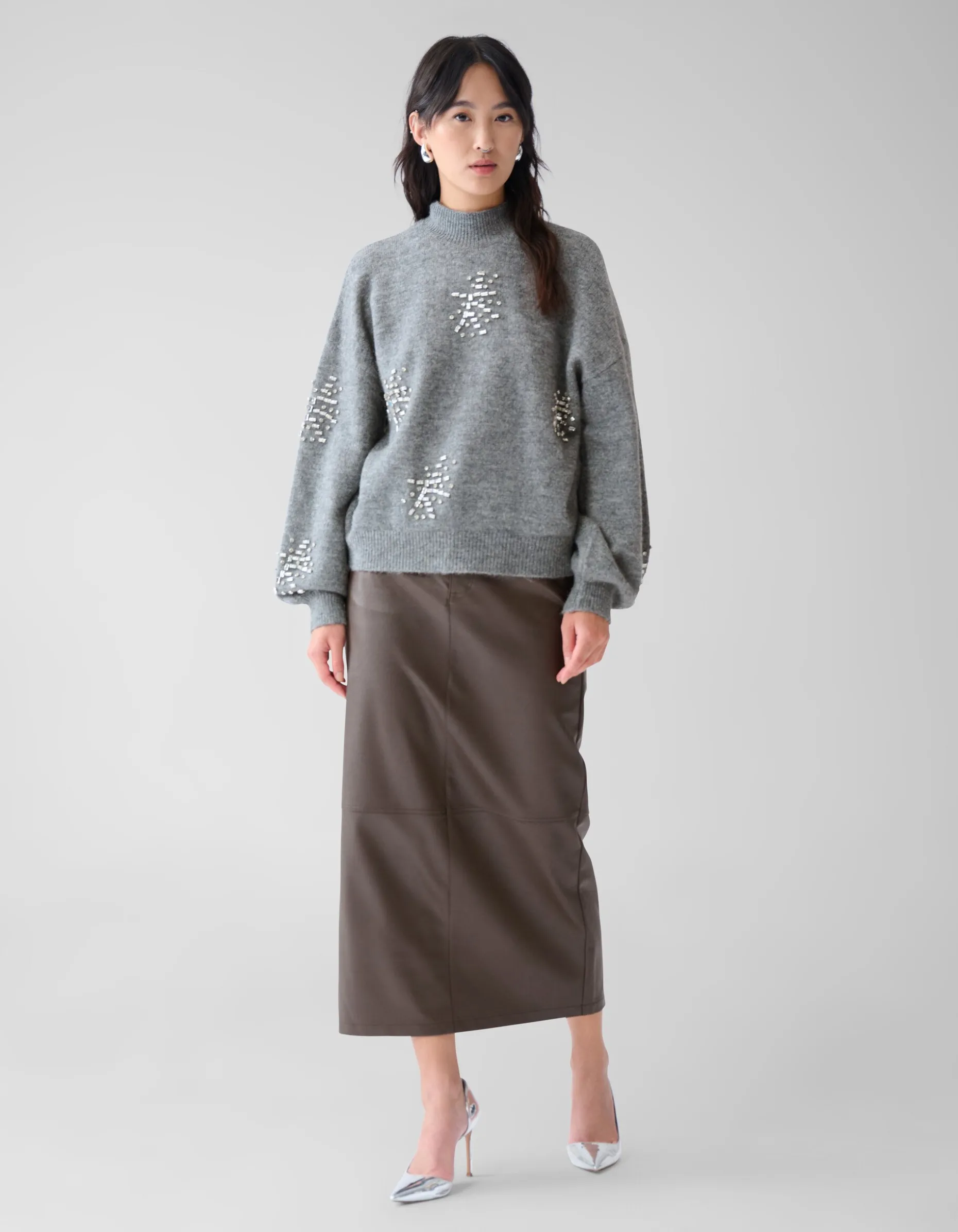 Maxi Rok Bruin By Fred