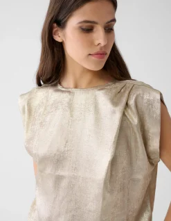 Metallic Top Goud