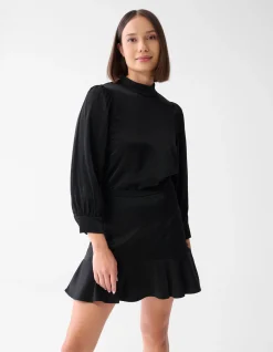 Metallic Top Zwart