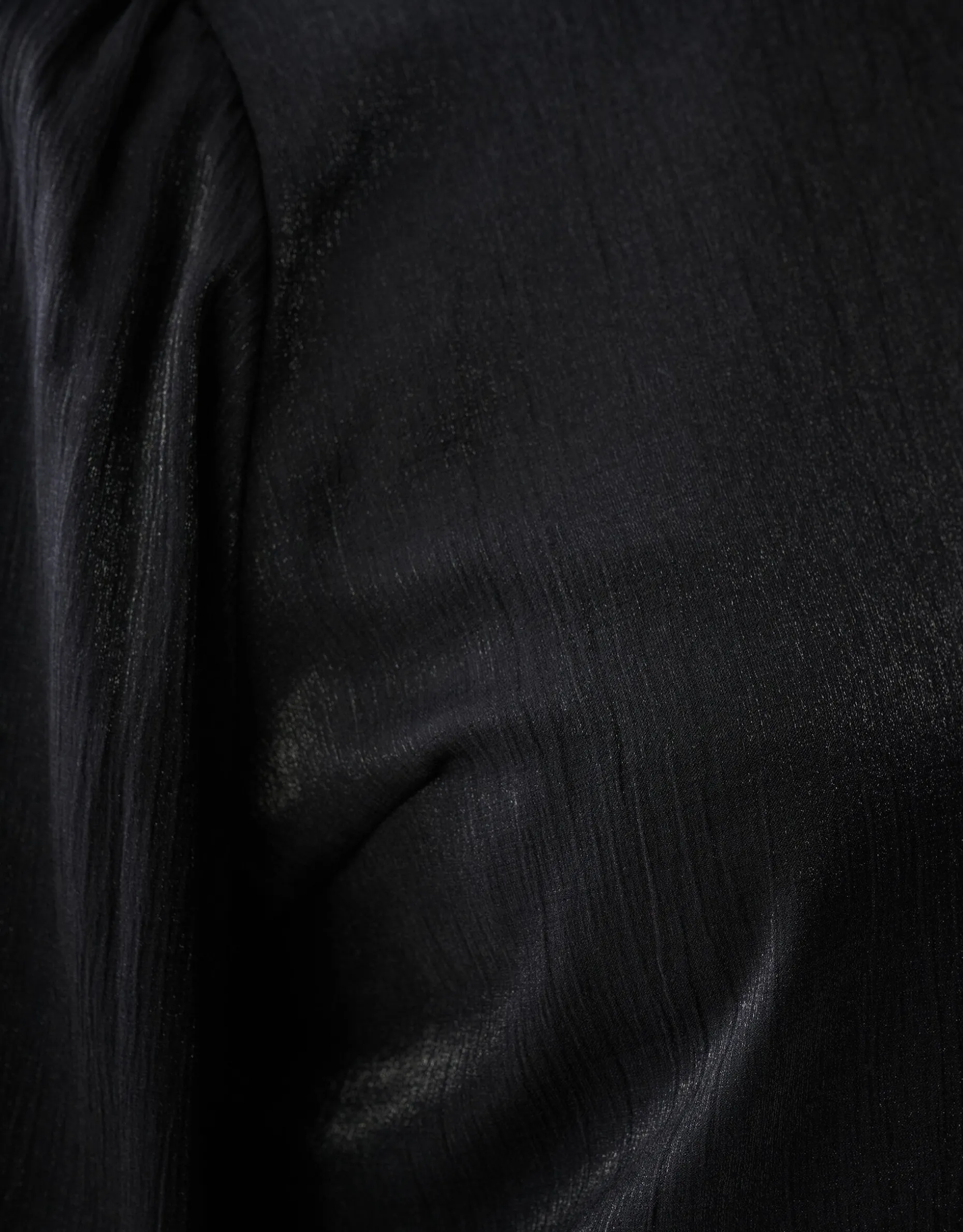 Metallic Top Zwart