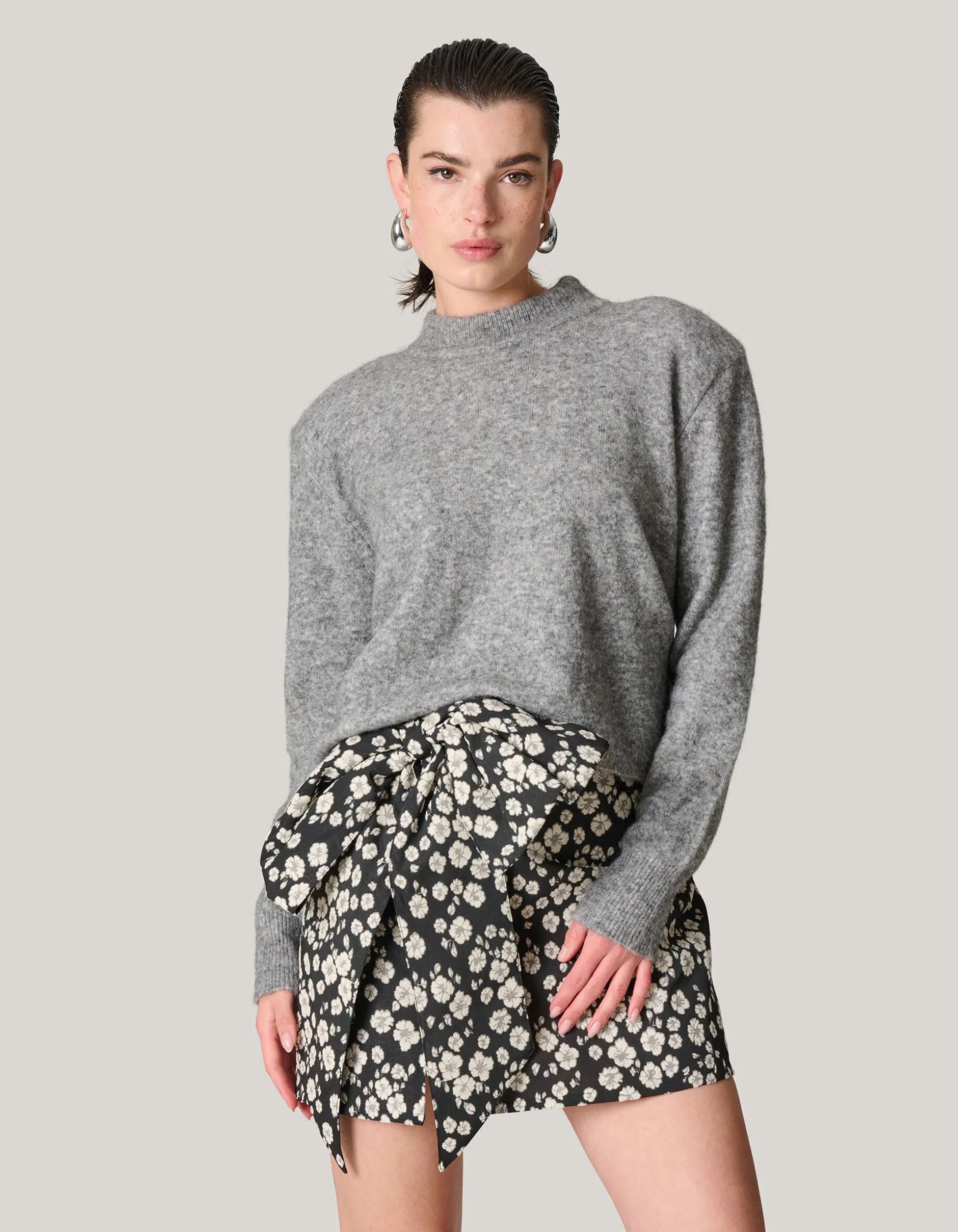 Mohair Trui Grijs