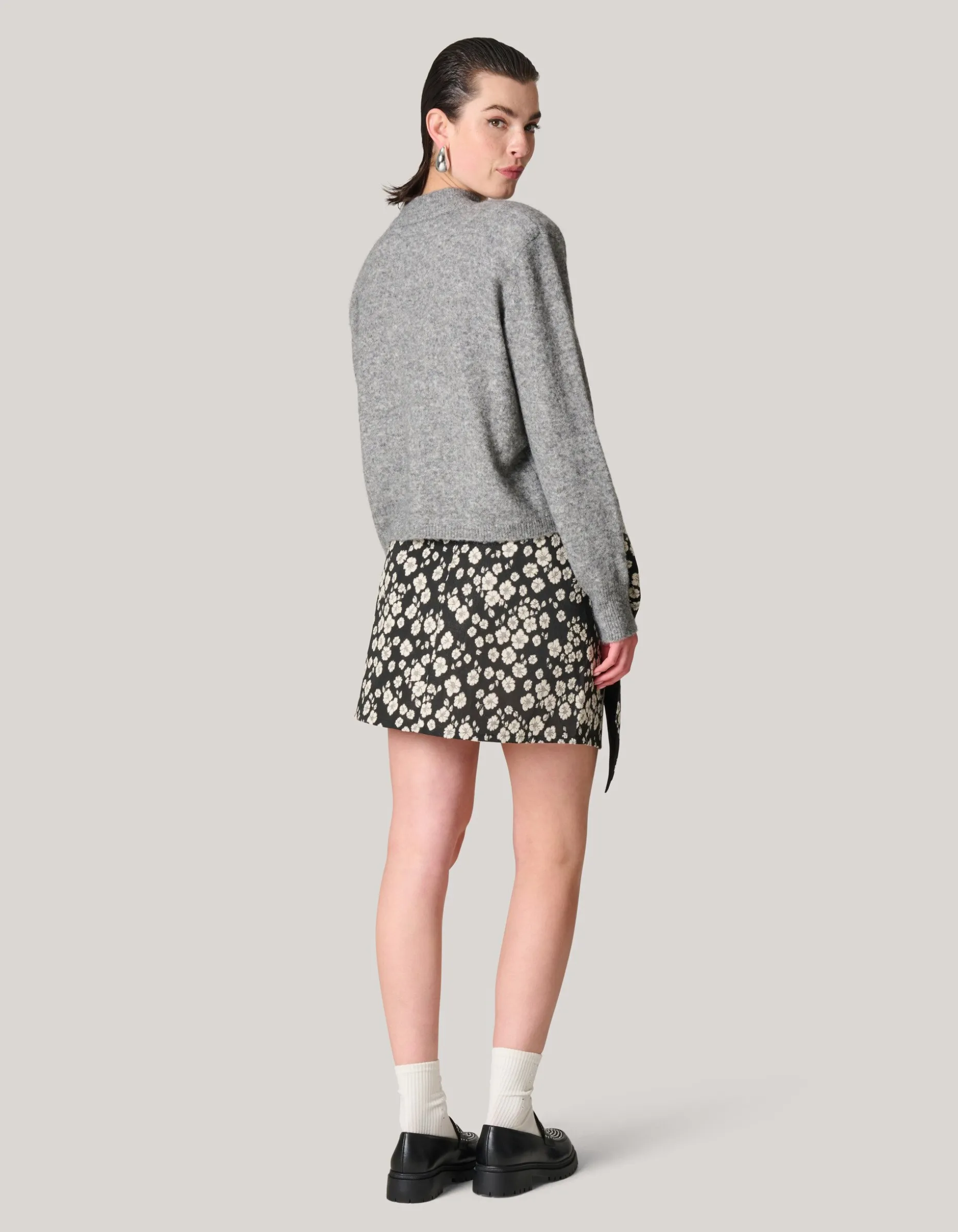 Mohair Trui Grijs