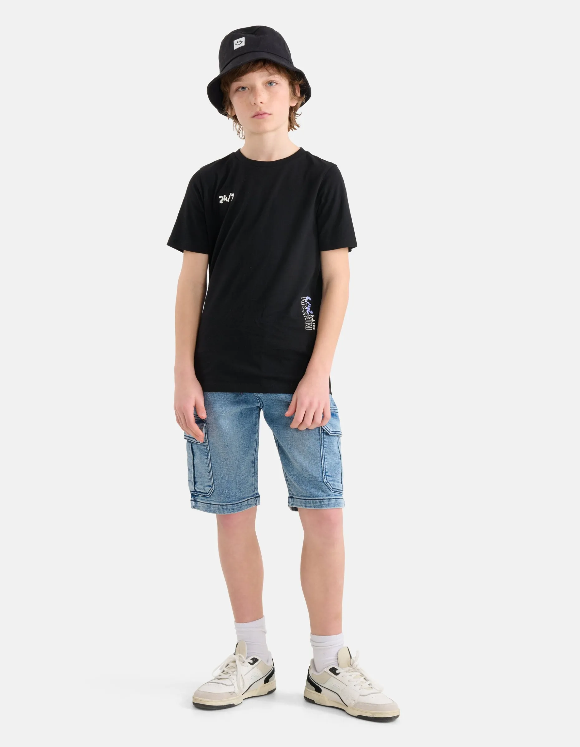 Neon Artwork T-shirt Zwart