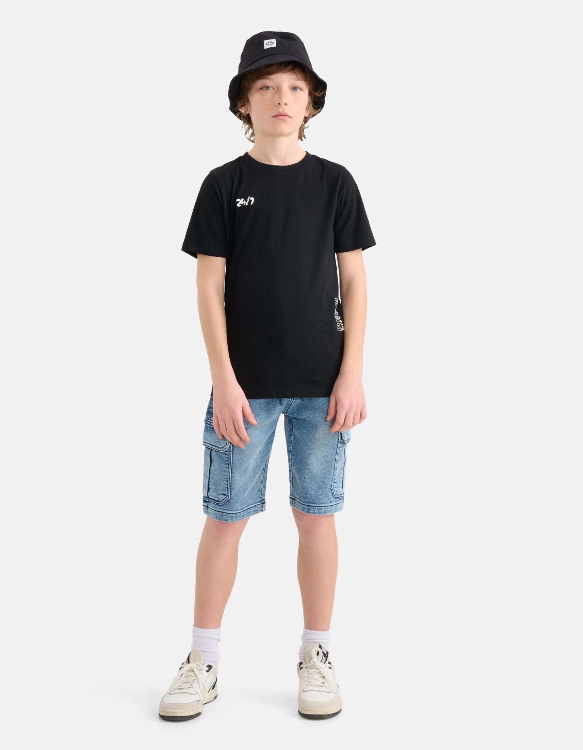 Neon Artwork T-shirt Zwart